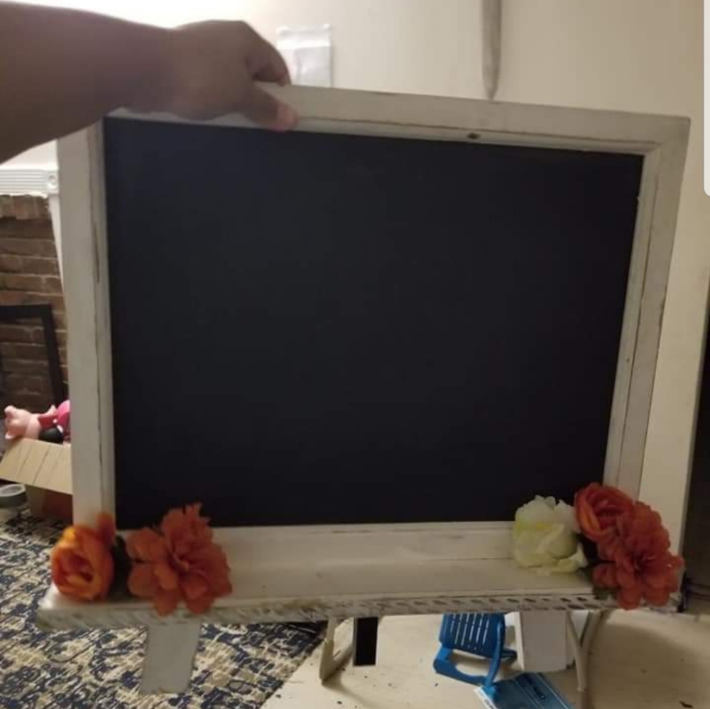 Rustic Table Wedding Chalkboard Easel